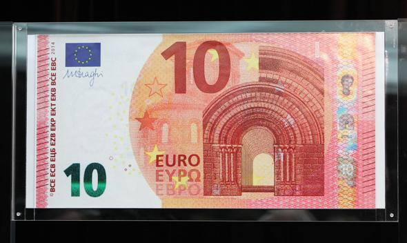 dieci euro nuove fronte