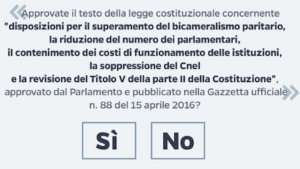 REFERENDUM QUESITO