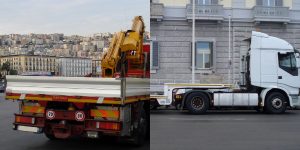 strisce retroriflettenti autocarri