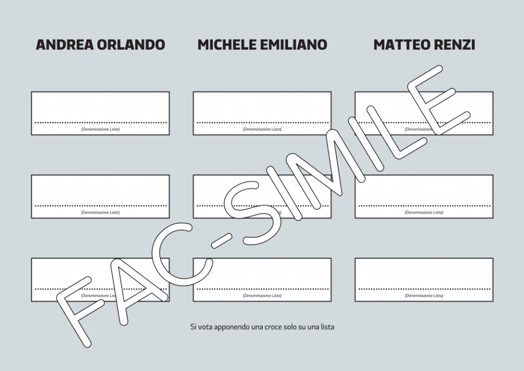 Primarie Pd, come e dove si vota. La scheda e tutte le info 1 scheda primarie 2017 1024x724
