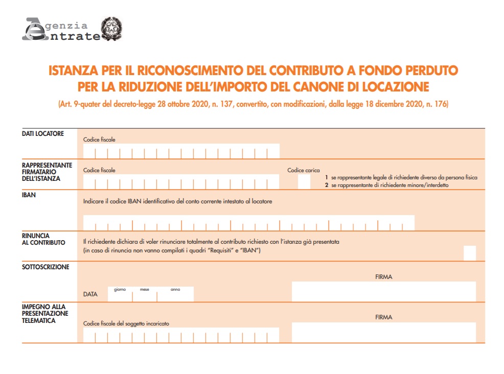 Contributo Affitti al via le domande online per gli indennizzi. Ecco