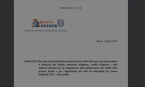 guida detrazioni dichiarazione redditi 2022