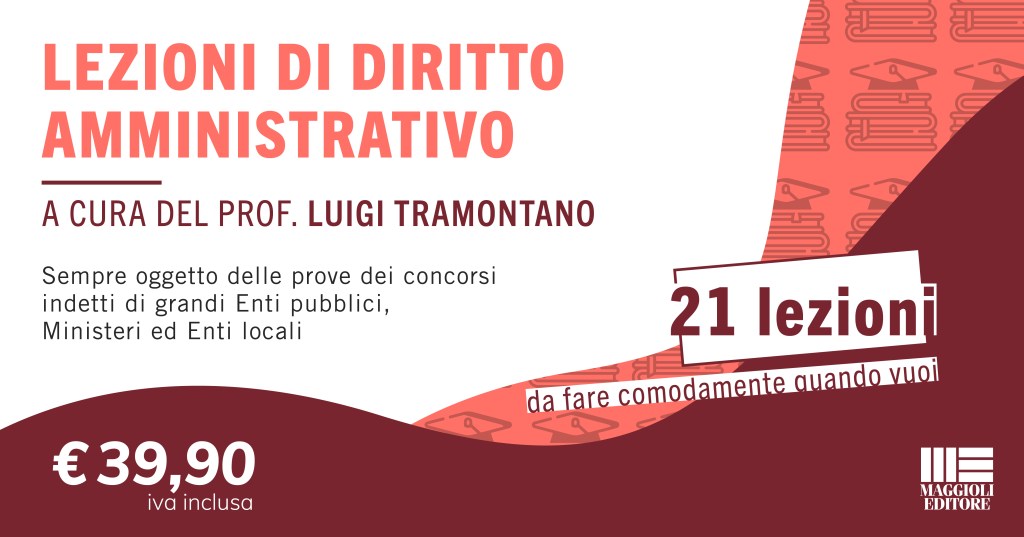 Concorso Città Metropolitana Milano, 120 operatori del mercato del lavoro 1 Banner Diritto Amministrativo2