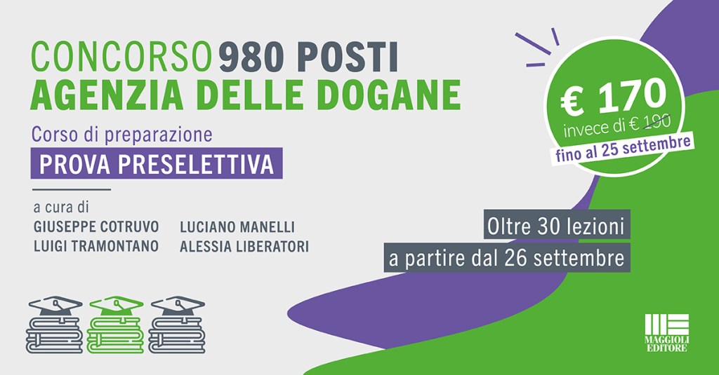 Concorso Agenzia delle Dogane, 340 posti per candidati laureati 1