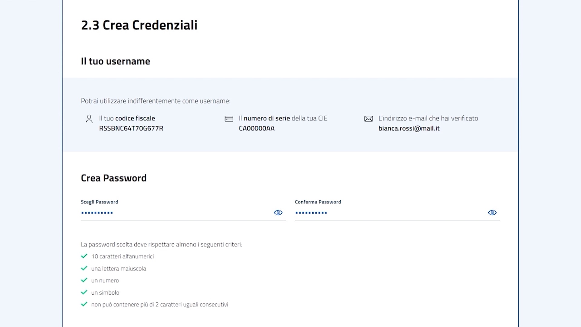 come recuperare le credenziali cie