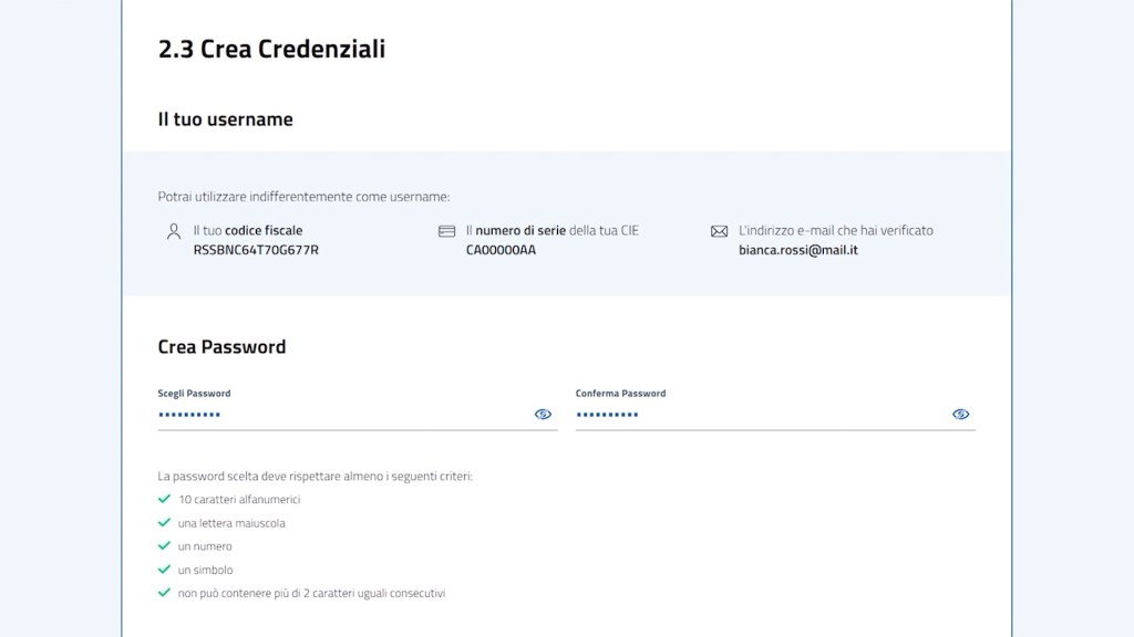 CIE: come usare la Carta d'Identità Elettronica al posto dello SPID per i servizi digitali 5 cie scelta credenziali 3