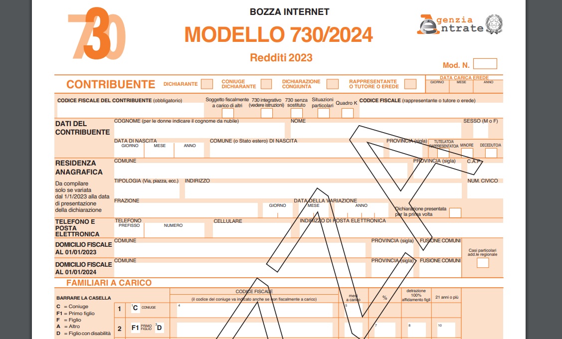 Dichiarazione dei redditi 2024 online le bozze di CU e 730 Scarica i Pdf