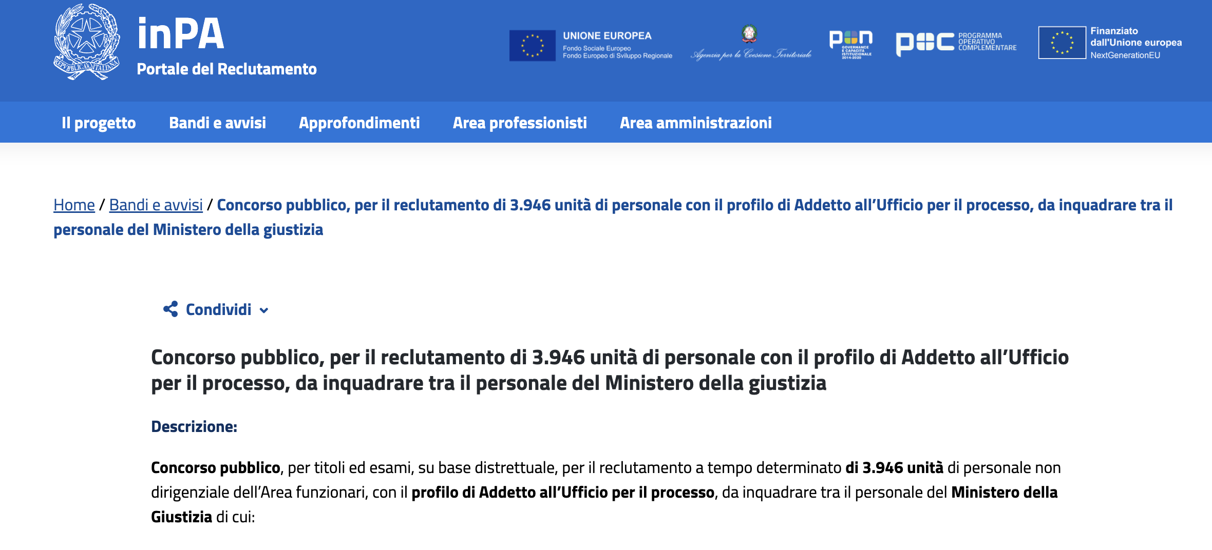 Concorso Ufficio del Processo 2024, come fare domanda: la guida