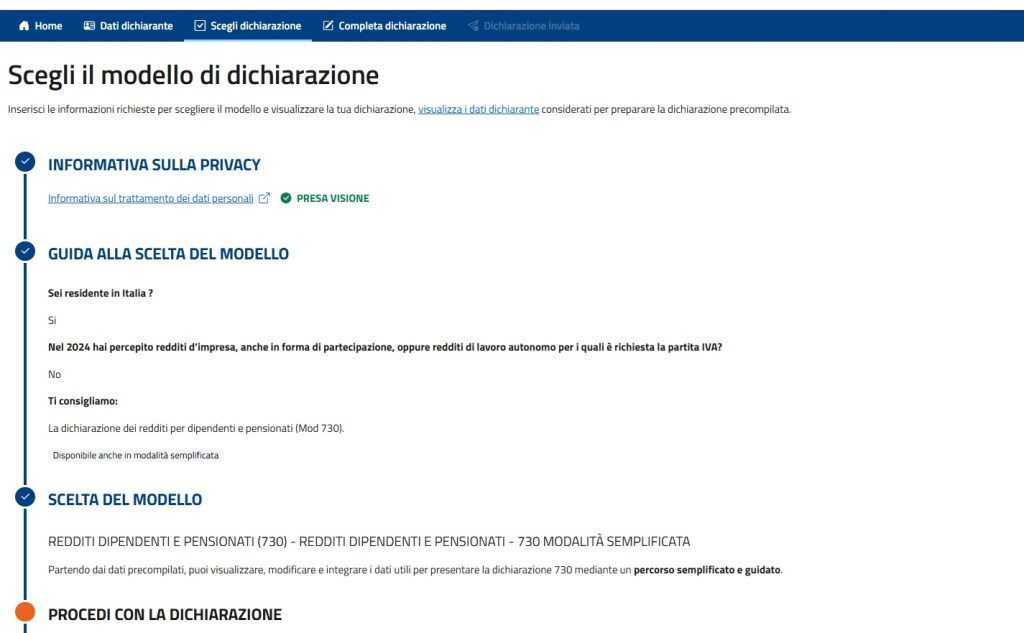 Online la Precompilata 730/2025: come visionarla, scaricarla e stamparla. Procedura guidata 5 foto 5
