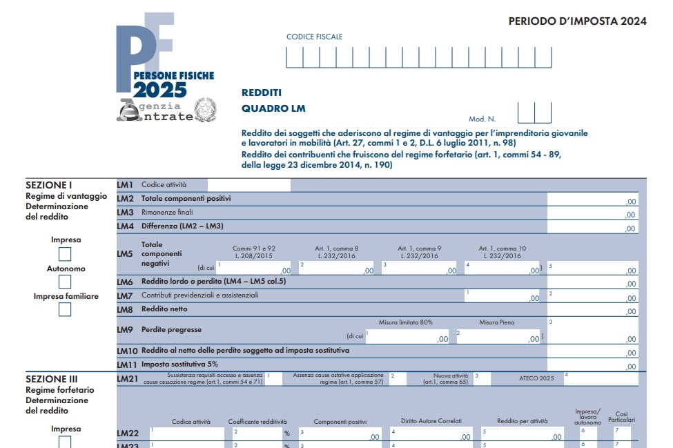 Dichiarazione dei redditi Forfettari: istruzioni su invio Modello Redditi PF 2025 Dichiarazione dei redditi Forfettari: istruzioni su invio Modello Redditi PF 2025