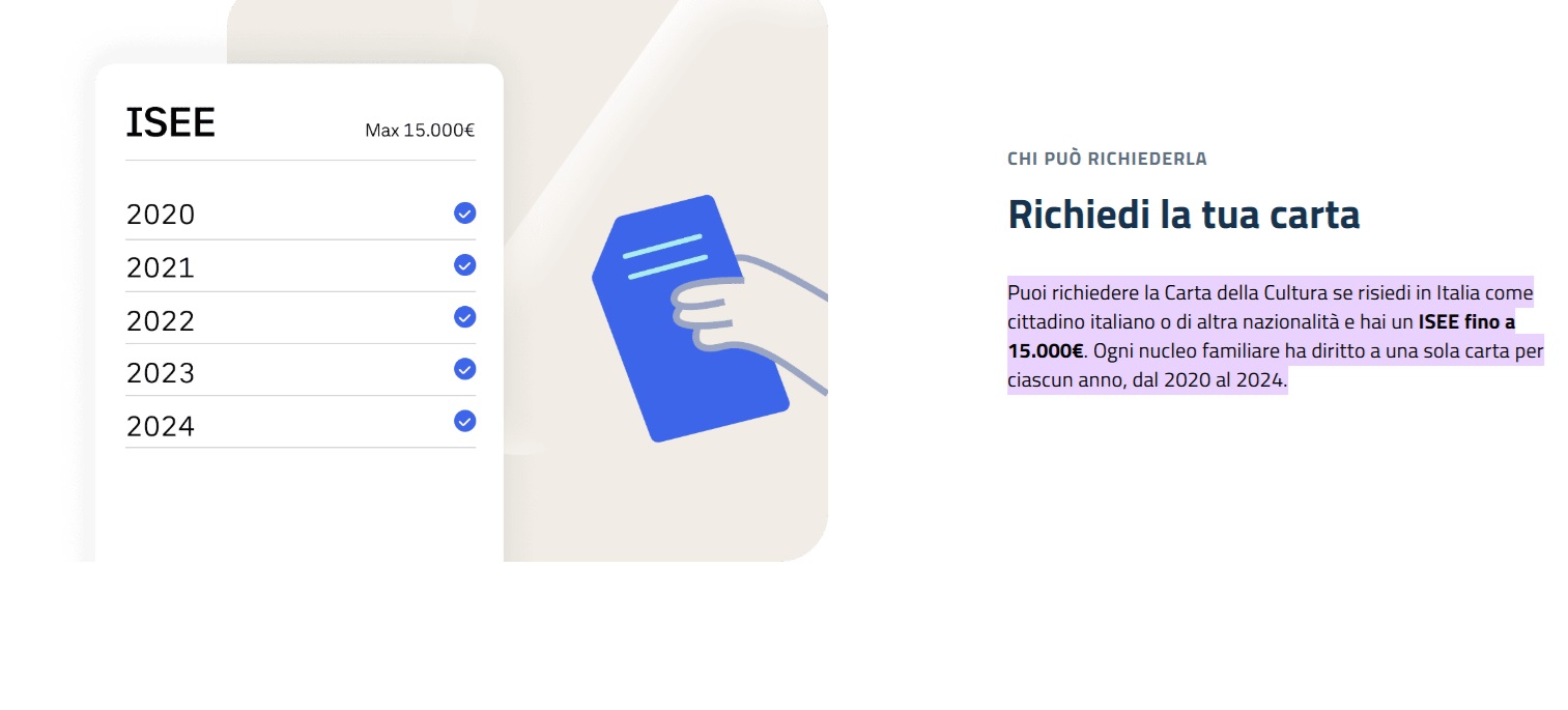 carta della cultura fino a 500 euro come richiedere da oggi il bonus libri