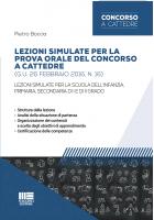 Lezioni simulate per la prova orale del concorso a cattedre nelle scuole di ogni ordine e grado