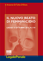 Il nuovo reato di femminicidio