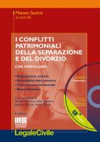 I conflitti patrimoniali della separazione e del divorzio