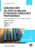 CONCORSO INPS 365 POSTI DI ANALISTA DI PROCESSO-CONSULENTE PROFESSIONALE