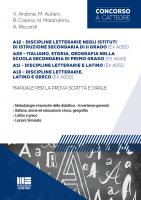 Italiano, Storia, Geografia e discipline letterarie (classi A12, A22, A11, A13)