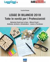 Legge di Bilancio 2018: tutte le novità per i professionisti