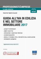 Guida all’IVA in edilizia e nel settore
immobiliare 2017