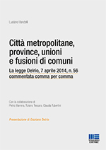 Città metropolitane, province, unioni e fusioni di comuni