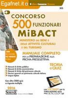 CONCORSO 500 FUNZIONARI MiBACT - MANUALE COMPLETO