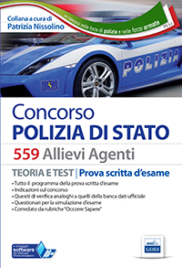 Concorso Polizia di Stato 559 Allievi Agenti