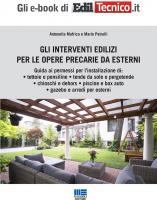 Gli interventi edilizi per le opere precarie da esterni - Ebook in pdf